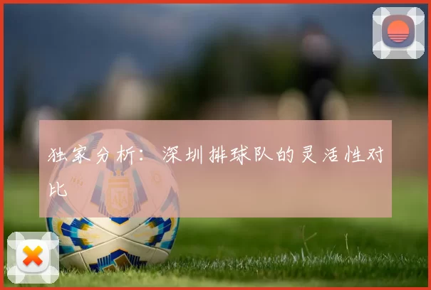 独家分析：深圳排球队的灵活性对比